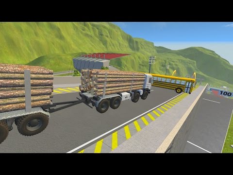 High Speed Crash Compilation 50  - Side Impact Crashes - BeamNG.Drive Car Accident