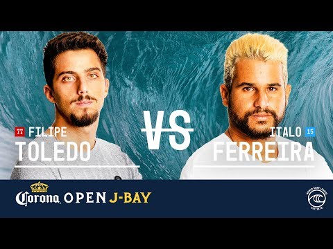 Filipe Toledo vs. Italo Ferreira - Semifinals, Heat 2 - Corona Open J-Bay 2019