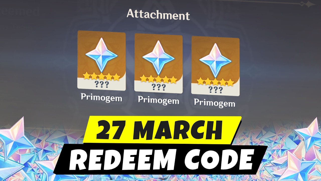 Genshin Impact New Redeem Code (27 March) | How to Redeem Code Genshin Impact Luna iv
