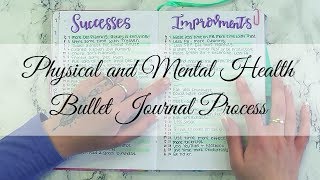 In Depth Explaination of my Bullet Journal Health Tracker