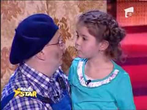 Anastasia Horghidan, 6 ani, Piatra Neamt, joaca alaturi de Marius Florea Vizante