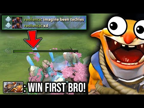 WIN FIRST BEFORE YOU TRASH TALK TECHIES!! Late Game AM vs Late Game Techies [Comeback]