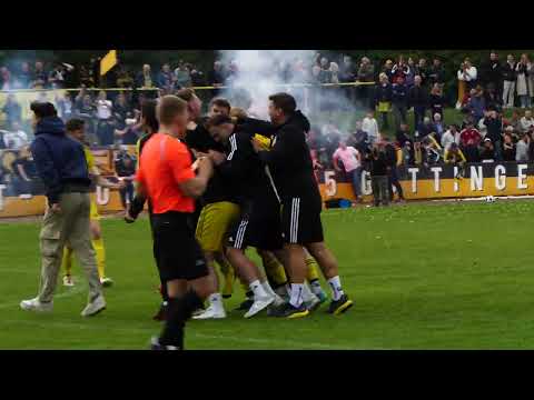 Der entscheidende Elfmeter zum Bezirkspokalgewinn für Göttingen 05 gegen Vahdet BS.