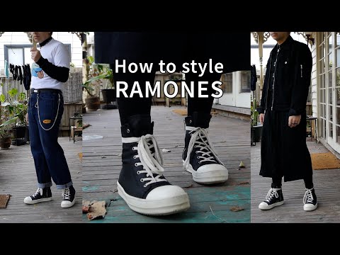 How to style Rick Owens RAMONES - Men's Fashion tips / advice ~