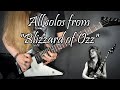 Randy Rhoads All Solos From "Blizzard of Ozz" Album Cover
