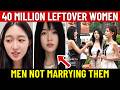 40 Million Leftover Women in China: Single Men Don't Want to Marry Them