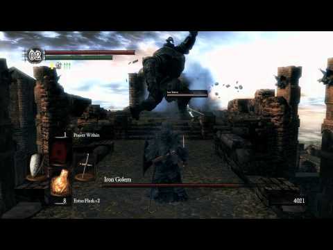 Dark Souls PC: Iron Golem Boss Fight - The Easy Way
