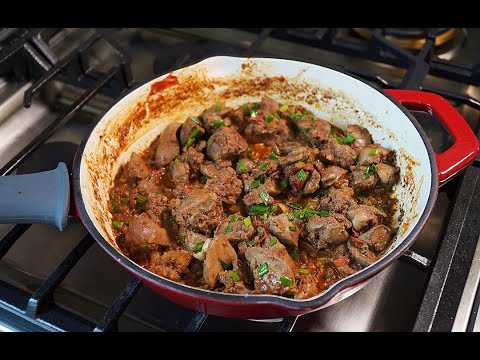 Stewed Chicken Liver | CaribbeanPot.com