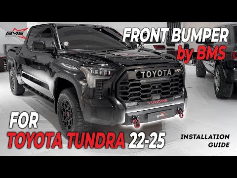 Toyota Tundra 2022-2025 Front Bumper BMS URBAN Installation guide