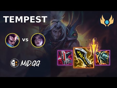 MID.GG: [ Tempest ] Yasuo BOT vs Kai'Sa | NA CHALLENGER | LOL Season 2025