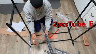 Relaxation in unboxing the Double Garment Rack by Main Stay