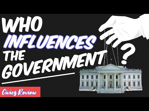 3 groups that influence and monitor the government