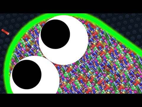 Slither.io 1 Tiny Pro Snake vs Giant Hacker Snakes Epic Slitherio Gameplay