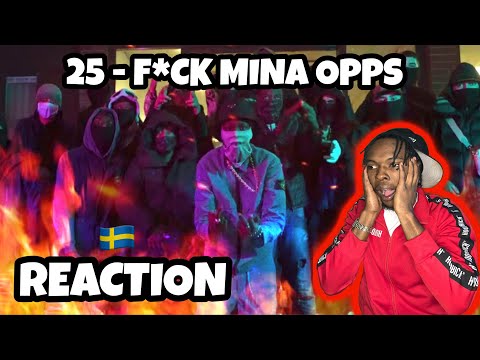 AMERICAN REACTS TO SWEDISH DRILL RAP! 25 - F*ck mina opps (ENGLISH LYRICS)