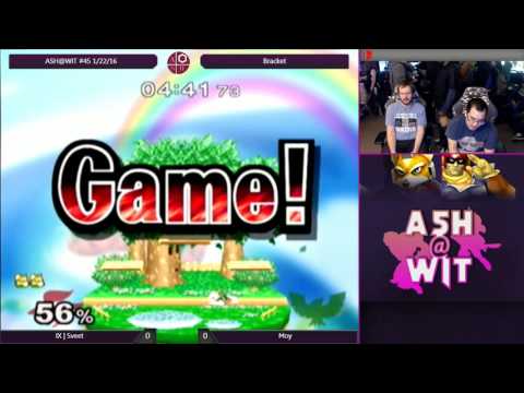 IX | Sveet (Fox) vs Moy (Falcon) - ASH@WIT #45 Melee BRacket