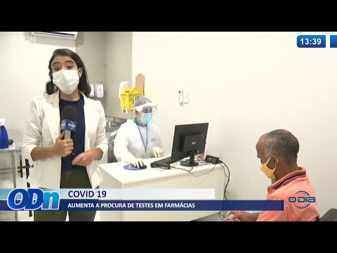 Aumenta a procura de testes de Covid-19 em farmácias 14 01 2022