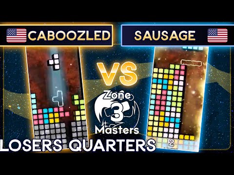 Zone Masters 3 - Caboozled Pie Vs. Sausage - Losers Quarters Tetris Effect Connected Tournament