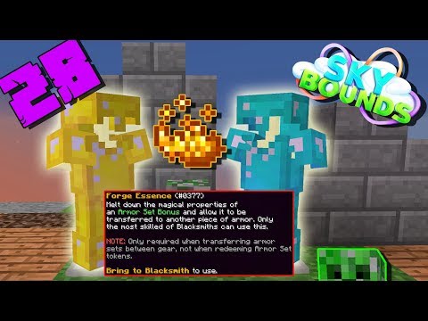 UPGRADING VALGUARD'S GEAR Minecraft Skybounds - Monster Island - Episode 28