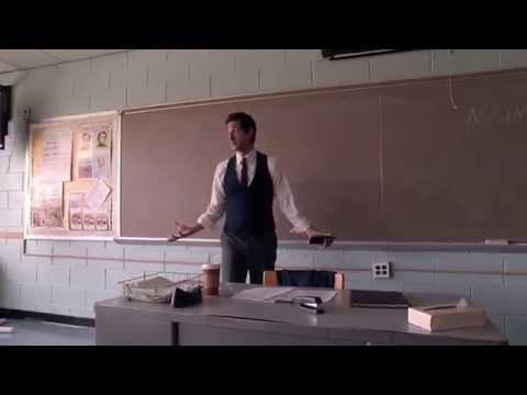 "Doublethink" scene from the movie "Detachment"