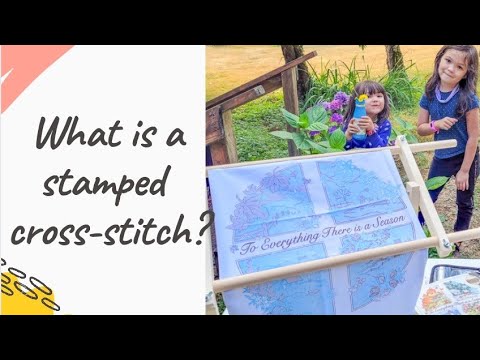 UNBOXING: STAMPED CROSS STITCH on SAIL CLOTH