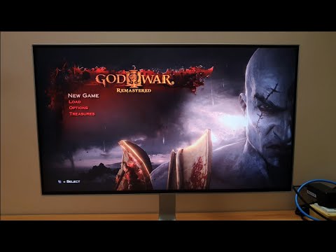 God Of War 3 Remastered Gameplay PS4 Slim (1080P LG Monitor)