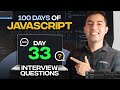 100 Days Of JavaScript Coding Challenges Day 33