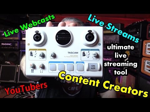 Ultimate Interface for Live Streams / Webcasts - Tascam MiNiStudio Creator US-42