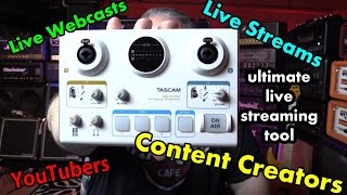 Video thumbnail for Ultimate Interface for Live Streams / Webcasts - Tascam MiNiStudio Creator US-42 by The Tone King