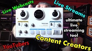 Ultimate Interface for Live Streams / Webcasts - Tascam MiNiStudio Creator US-42