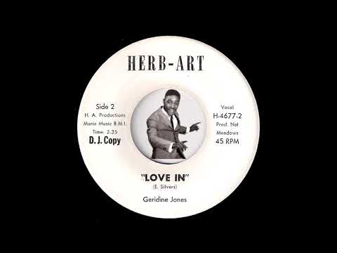 Geridine Jones - Love in [Herb-Art] 1969 Northern Soul 45