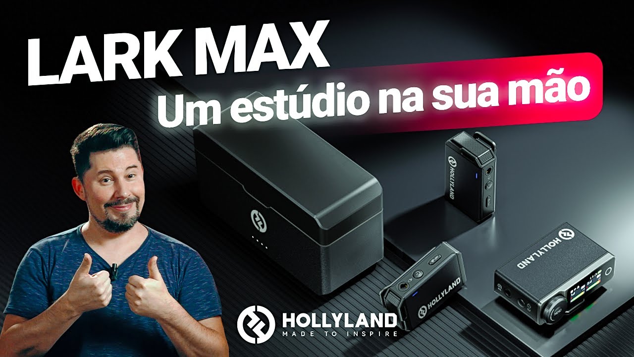 Hollyland LARK MAX | O Melhor Microfone sem fio que já testei