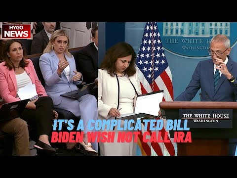 Reporter On Biden Wishing IRA Was Renamed: "It's A Complicated Bill" — KJP And Podesta Defend