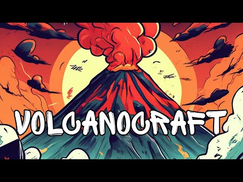 Обложка видео-обзора для сервера VolcanoCraft
