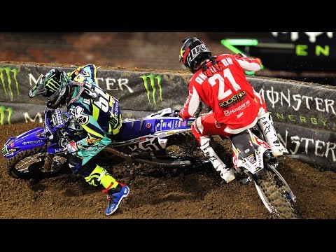 ALL CRASH Monster Energy Supercross 2016  - Round 2 - San Diego