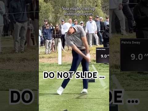 Scottie Scheffler showing tremendous HIP SWAY. A still swing results in less club head speed!