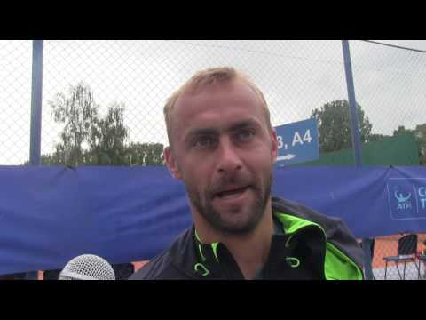 Roman Jebavý po prohře v 1. kole kvalifikace Poprad-Tatry Challenger 2016