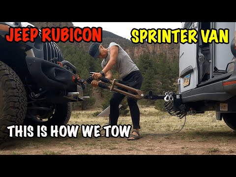 SPRINTER VAN JEEP RUBICON BLUE OX TOWING