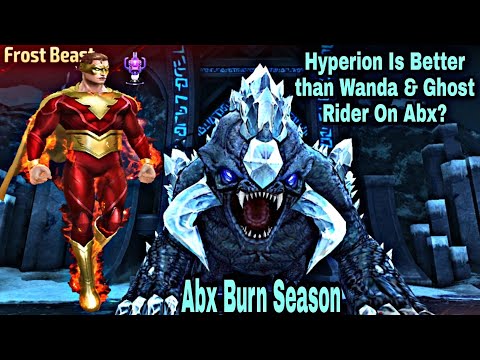 Hyperion Enter The Phoenix Uniform Abx Gameplay Showcase On Burn Season - Marvel Future Fight