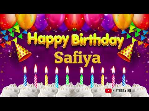 Safiya Happy birthday To You - Happy Birthday song name Safiya 🎁