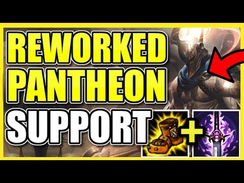 (NEW) REWORKED PANTHEON IS A *SUPPORT* NOW?! BEST ROAMS AND PLAYMAKING IN SEASON 9! Pantheon Support