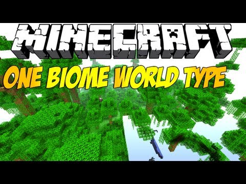 Minecraft Mod Review : One Biome World Type (1.3.2) [DEUTSCH/HD]