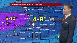 Winter Storm Warning for Kansas City (February 10, 2025 Forecast FOX4 WDAF Kansas City)