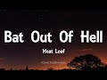 Meat Loaf Bat Out Of Hell Lyrics