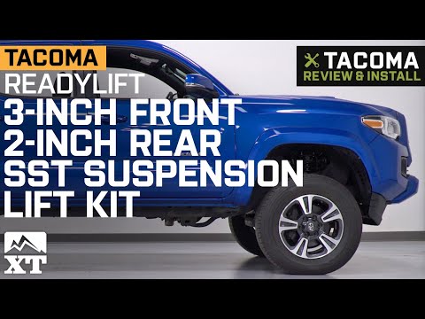 2005-2021 Tacoma ReadyLIFT 3-Inch Front / 2-Inch Rear SST Suspension Lift Kit Review & Install