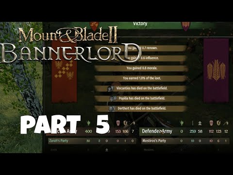 🦀 Derthert is Gone 🦀 Becoming Queen of Vlandia! -Bannerlord 1.6.0 (Part 5)
