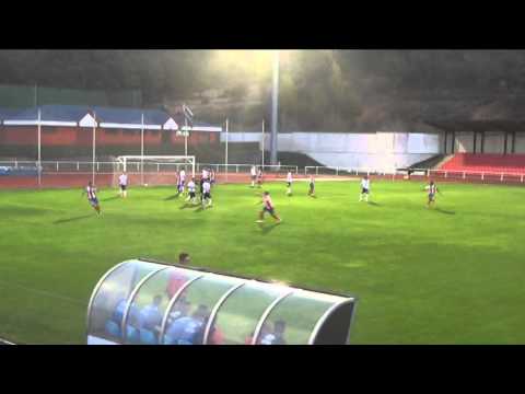 Golazo de Flórez. Atlético Bembibre 2 - CD Numancia B 2 (Gol de Flórez, 1-1)