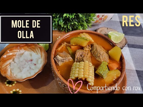 MOLE DE OLLA /// RES // EXCELENTE PARA UN CLIMA LLUVIOSO! 👌 // fácil, fácil!!