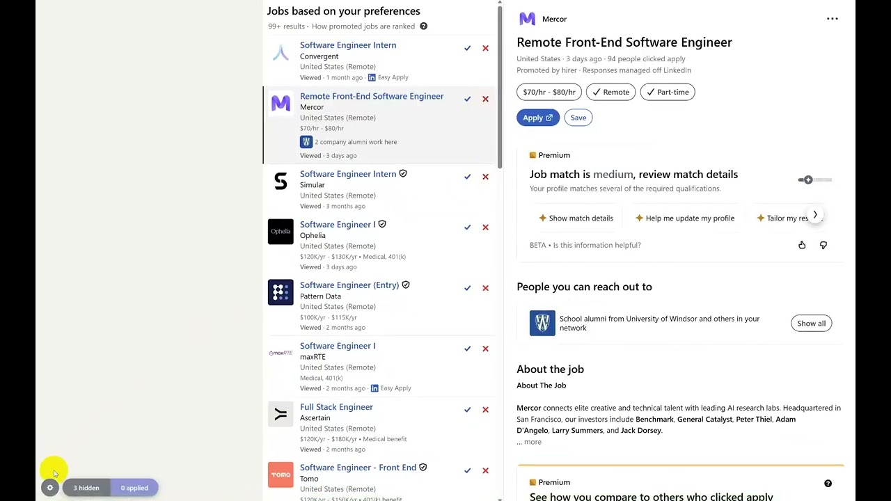 LinkedIn Search Helper Demo