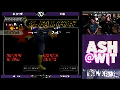 WIT | ORLY (Captain Falcon) vs Korean Hustle (Falco) - ASH@WIT #125 Melee Bracket