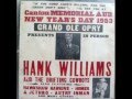 The Night Hank Williams Came to Town  by Johnny Cash
